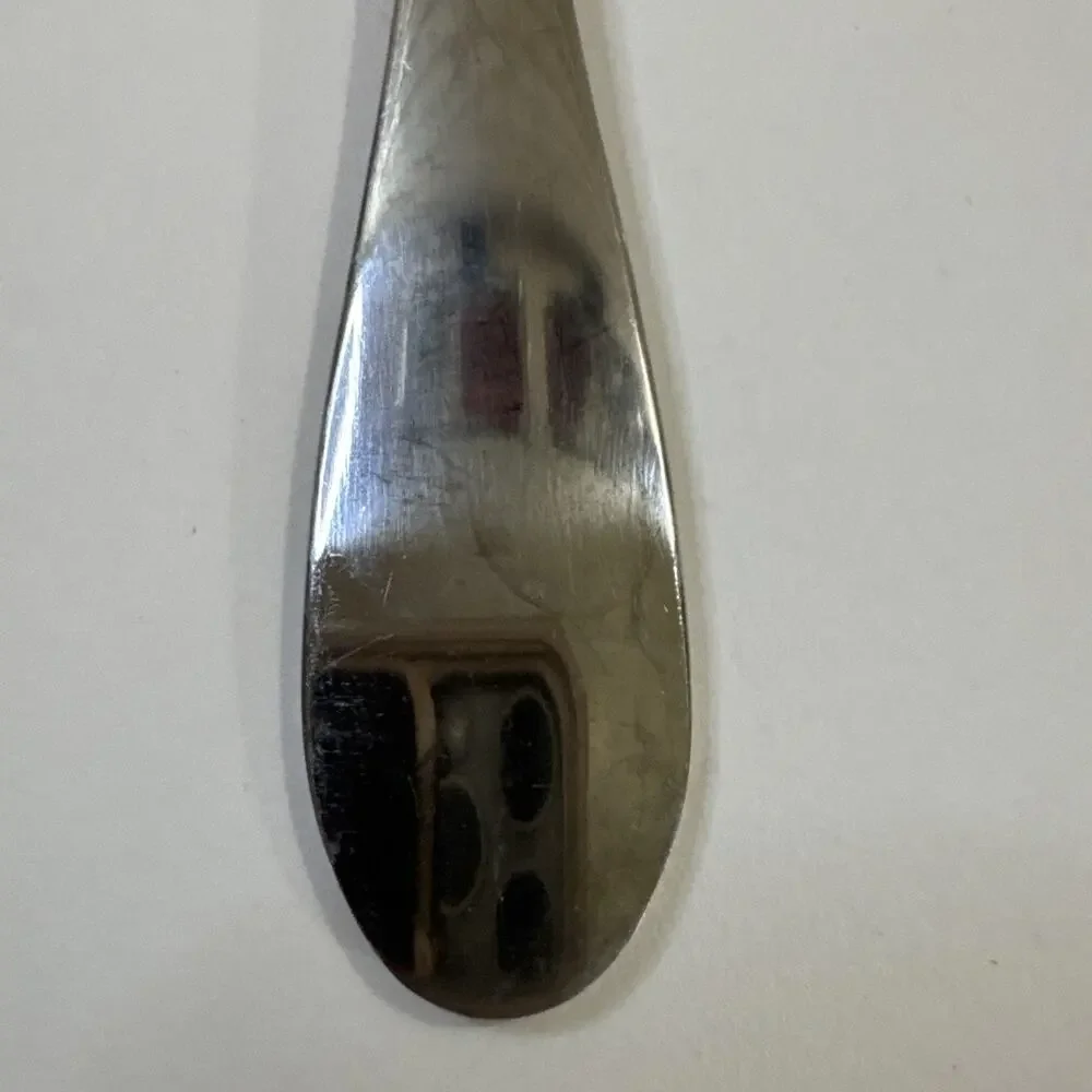 8 Oneida Stainless Avondale Soup TableSpoonsFlatware Rope Bands